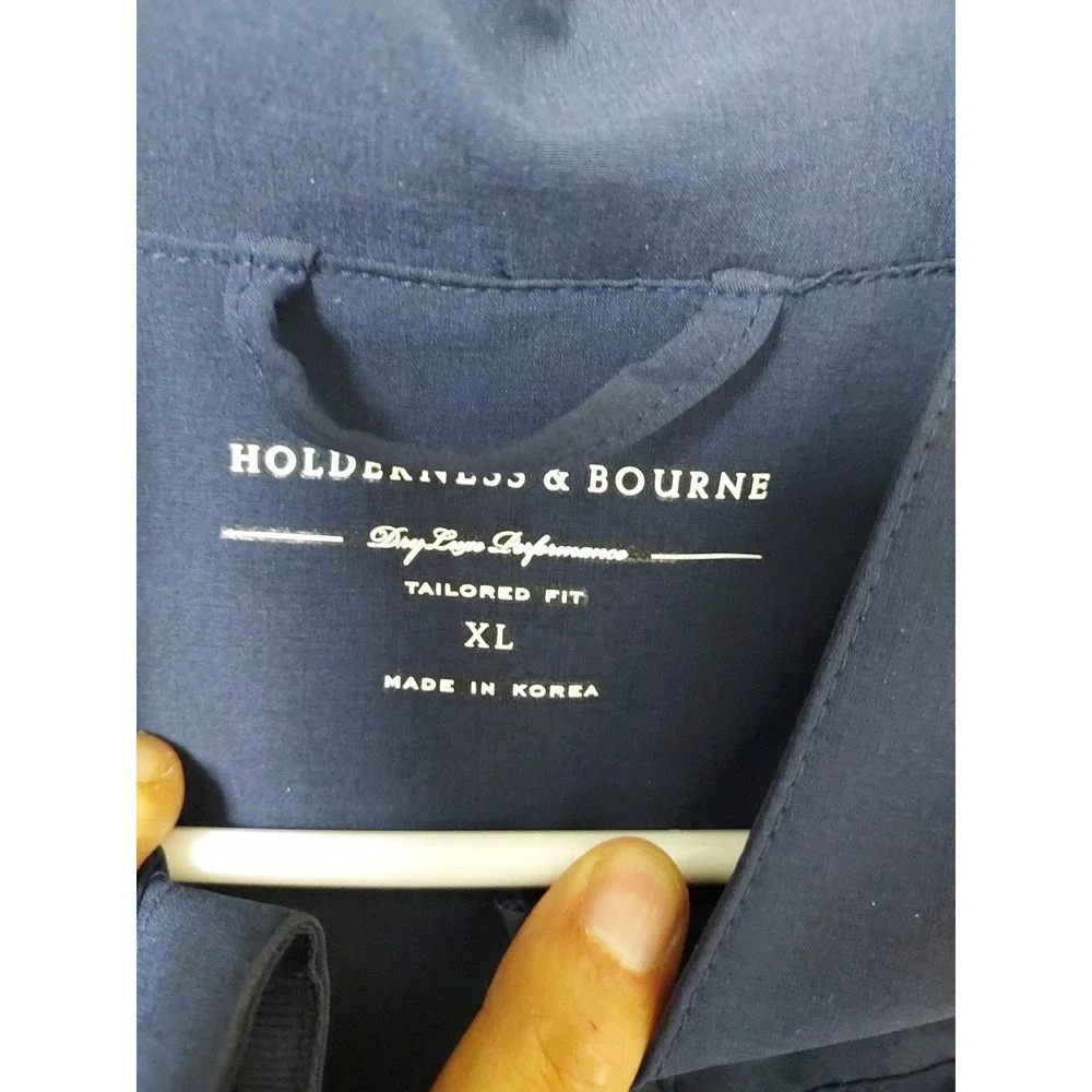 Holderness Bourne Jacket Mens XL The Conrad Dry Luxe Performance Full Zip Vest